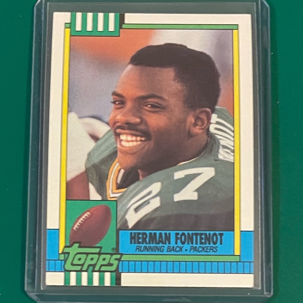 Herman Fontenot #149 1990 Topps Football Trading Card